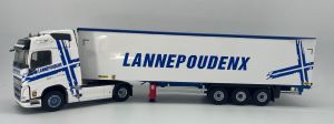 ELI118358 - Camion avec remorque à fond mouvant - LANNEPOUDENX - VOLVO FH 2020 4x2