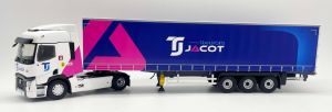 ELI118522 - Camion avec remorque bâchée du transporteur JACOT - MERCEDES Actros 5 4x2