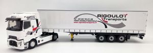 ELI118652 - Camion avec remorque bâchée du transporteur RIGOULOT - RENAULT T High 4x2
