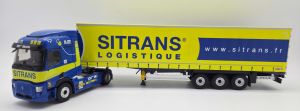 ELI118697 - Camion avec remorque bachée du transporteur SITRANS LOGISTIQUE - RENAULT T E-Tech 4x2