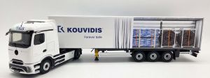 ELI118886 - Camion avec remorque du transporteur KOUVIDIS - MERCEDES eActros 600 4x2