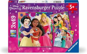 RAV12001068 - 3 Puzzles DISNEY Princesses - 49 Pièces