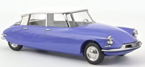 NOREV121569 - Voiture de 1959 couleur bleu et blanche – CITROEN DS 19