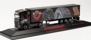Camion avec remorque à fond mouvant REIFEN GÖGGEL – SCANIA CS20 HD 4x2