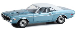 GREEN13644 - Voiture de 1970 couleur bleu - DODGE Challenger WESTERN SPORT SPECIAL