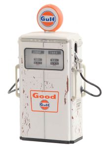 GREEN14130-C - Accessoire pour diorama - Pompe à essence Tokheim 350 twin GULF OIL de 1954