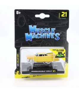 MST15561 - Voiture sous blister de la série Muscle Machines - CADILLAC Gene Winfield Maybellene de 1961 couleur jaune
