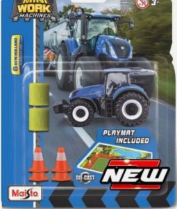 MST15592N - Set d'accessoire avec tracteur sous blister - NEW HOLLAND T7