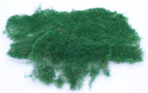 HEK1577 - Décor pour diorama - 28x14cm - Herbe sauvage réaliste vert foncé