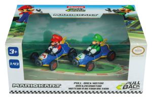 CARRERA15813018 - Karting à friction - MARIO KART - Mario et Luigi