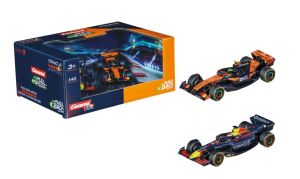 CARRERA15813037 - Twinpack Pull & Speed - McLAREN MCL39 L.NORRIS #4 - ORACLE Red Bull Racing RB21 M.VERSTAPPEN #1