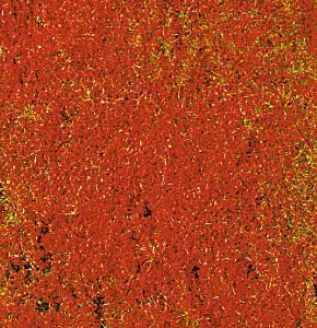 HEK1588 - Décor pour diorama - 28x14cm - Décoration florale rouge