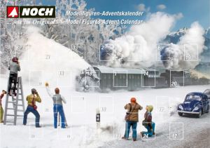 NOC15998 - Calendirer de l'avent 28 chiffres - Figurines