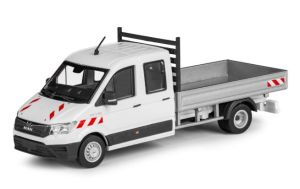 CON1616/02 - Camion benne porteur de couleur blanc - MAN TGE 4x2
