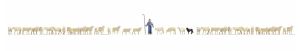 NOC16162 - Set de 37 figurines Le berger et ses moutons