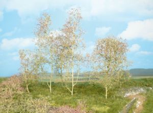 HEK1638 - Décor pour diorama - 20 Arbres en fibres naturelles