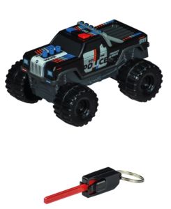 CARRERA16513001-A - Véhicule Key Racer - Monster truck - Police