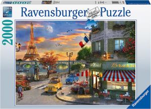 RAV16716 - Puzzle Soirée romantique à Paris – 2000 pièces