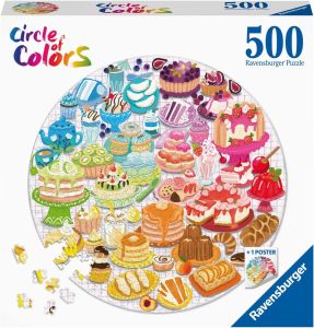 RAV171712 - Puzzle desserts et pâtisseries – 500 pièces