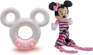 CLE17396 - Jouet pour bébé – Doudou et projecteur DISNEY Minnie