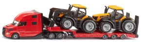 SIK1785 - Camion avec porte engins et tracteur JCB - VOLVO Lkw 6x4