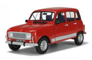 SOL1800102 - Voiture de 1978 couleur rouge - RENAULT 4L Clan