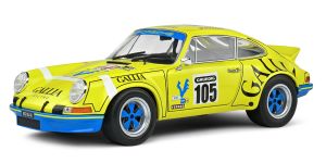 SOL1801118 - Voiture du tour de France automobile 1973 - PORSCHE 911 RSR jaune Lafosse