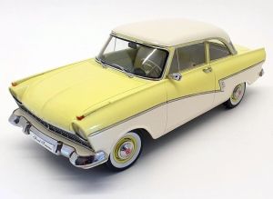 KKS180273 - Voiture de 1957 couleur jaune et Blanche - Limitée à 750 pièces - FORD Taunus 17M P2