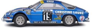 SOL1804204 - Voiture rallye n°19 de 1976 couleur bleu – ALPINE A110 1600S