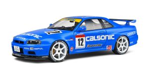 SOL1804307 - Voiture de sport 2000 couleur bleu - NISSAN GT-R R34 Streefighter Calsonic Tribute