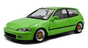 SOL1810408 - Voiture de 1991 couleur verte - Solido Works - HONDA Civic