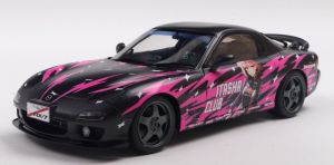 SOL1810605 - Voiture de 1999 couleur noir et rose - SOLIDO WORKS ITASHA CLUB - MAZDA RX7 FD3RS