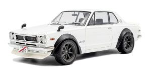 SOL1813001 - Voiture de 1970 couleur blanche - Hakousuka Solido Works - NISSAN Skyline