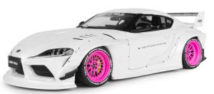 SOL1815502 - Voiture de 2025 couleur blanche et rose - TOYOTA GR Supra Liberty Walk Body Kit