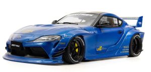 SOL1815503 - Voiture de 2025 couleur bleu métallisé - TOYOTA GR Supra Liberty Walk Body Kit