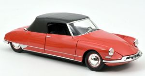 NOREV181599 - Voiture cabriolet de 1961 couleur rouge corail – CITROEN DS19