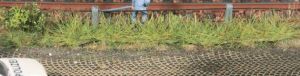 HEK1816 - Décor pour diorama - 8 bandes d'herbe 10mm -  printemps