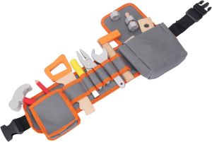 NCT18285 - Jeu d'imitation en bois – ceinture avec outils