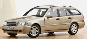 NOREV183388 - Voiture de 1997 couleur argent fumé - MERCEDES claas-C modele T