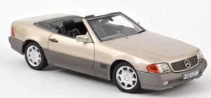 NOREV183719 - Voiture de 1989 couleur grise métallisé – MERCEDES 500 SL