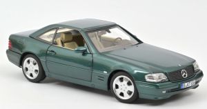 NOREV183753 - Voiture de 1999 couleur verte métallisé – MERCEDES SL 500