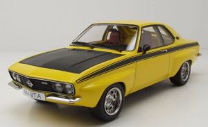 MOD18426 - Voiture de 1974 couleur jaune et noir - OPEL Manta A Irnscher