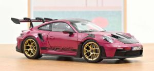 NOREV187370 - Voiture de 2022 Ruby star - PORSCHE 911 GT3 RS Weissach Pack