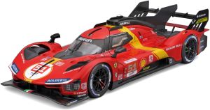 BUR16301 - Voiture des 24H du Mans 2023 pilotée par Alessandro PIER GUIDI - FERRARI 499P Racing #51