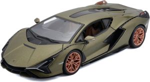 BUR21099G - Voiture de couleur verte - LAMBORGHINI Sian FKP 37
