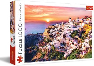 TRF10435 - Puzzle un couché de soleil sur Santorin – 1000 Pièces