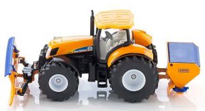 NEW HOLLAND T7070 Avec Lame et Saleuse Ech:1/50