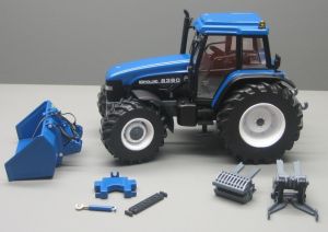 REP094 - Tracteur avec benette – NEW HOLLAND 8360