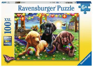 Puzzle Pique-nique des chiens – 100 pièces