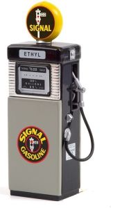 Pompe à carburant aux couleurs SIGNAL–Ethyl Gasoline 10cm x 3cm x 2.5cm